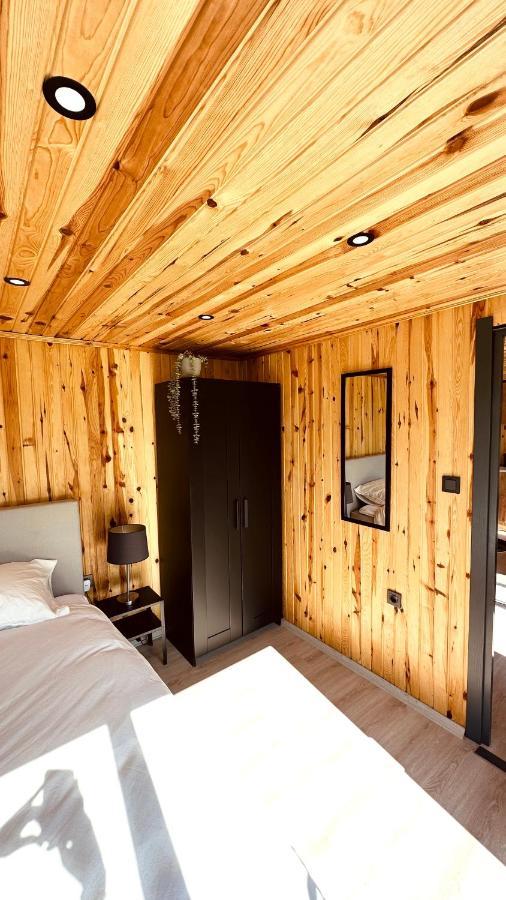 Matsloot Luxe Tiny House Bij Het Leekstermeer מראה חיצוני תמונה