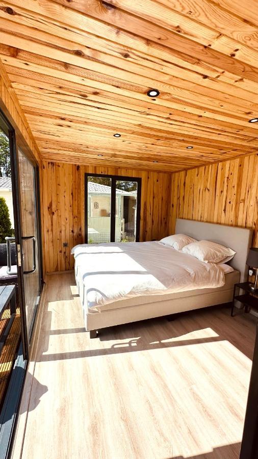 Matsloot Luxe Tiny House Bij Het Leekstermeer מראה חיצוני תמונה